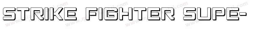 Strike Fighter Supe字体转换